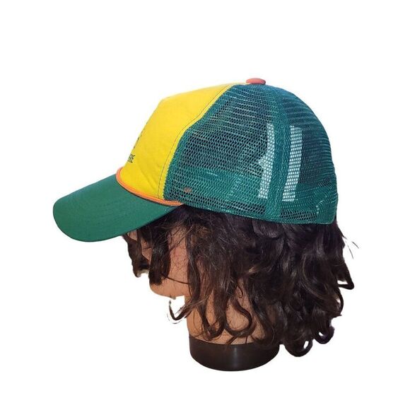 Stranger Things Netflix Camp Know Where 85 Snapback Hat Green Yellow Trucker Cas - Picture 2 of 7